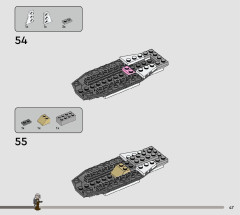 LEGO 75348 instructions page 47 – build guide