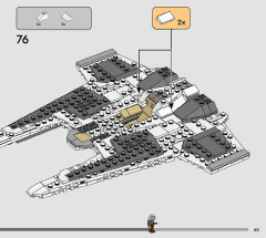 LEGO 75348 instructions page 65 – build guide