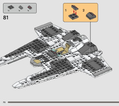 LEGO 75348 instructions page 70 – build guide