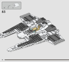 LEGO 75348 instructions page 72 – build guide