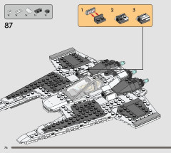 LEGO 75348 instructions page 76 – build guide