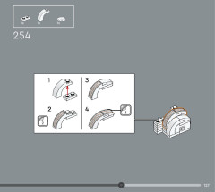 LEGO 75349 instructions page 127 – build guide