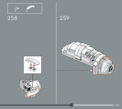 LEGO 75349 instructions page 129 – build guide