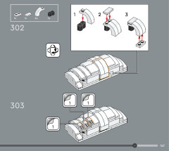 LEGO 75349 instructions page 147 – build guide