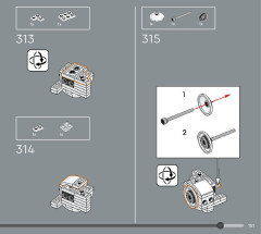 LEGO 75349 instructions page 151 – build guide