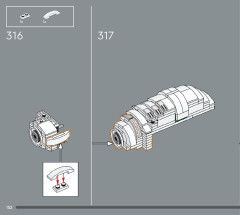 LEGO 75349 instructions page 152 – build guide