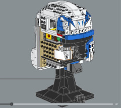 LEGO 75349 instructions page 87 – build guide