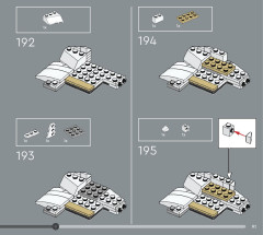 LEGO 75350 instructions page 91 – build guide