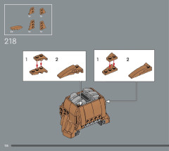LEGO 75351 instructions page 118 – build guide