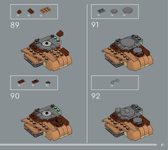 LEGO 75351 instructions page 61 – build guide