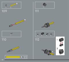 LEGO 75351 instructions page 70 – build guide