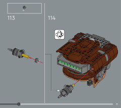 LEGO 75351 instructions page 71 – build guide