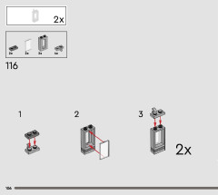 LEGO 75352 instructions page 106 – build guide