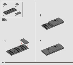 LEGO 75352 instructions page 140 – build guide