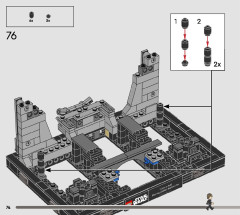 LEGO 75352 instructions page 74 – build guide