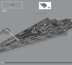 LEGO 75356 instructions page 124 – build guide