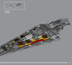 LEGO 75356 instructions page 73 – build guide