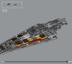 LEGO 75356 instructions page 74 – build guide