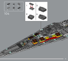 LEGO 75356 instructions page 75 – build guide