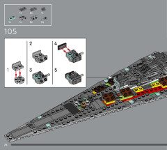 LEGO 75356 instructions page 76 – build guide