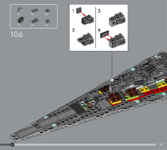 LEGO 75356 instructions page 77 – build guide