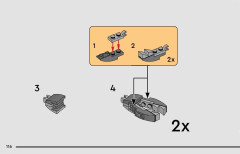 LEGO 75361 instructions page 116 – build guide