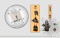 LEGO 75361 instructions page 5 – build guide