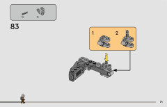 LEGO 75361 instructions page 71 – build guide