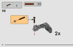 LEGO 75361 instructions page 82 – build guide