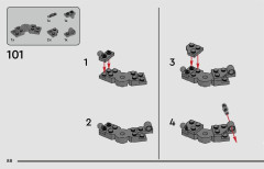 LEGO 75361 instructions page 88 – build guide
