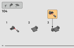 LEGO 75361 instructions page 92 – build guide