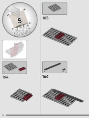 LEGO 75362 instructions page 72 – build guide