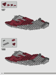 LEGO 75362 instructions page 84 – build guide