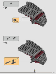 LEGO 75362 instructions page 87 – build guide