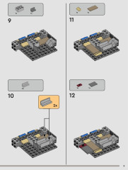 LEGO 75362 instructions page 9 – build guide