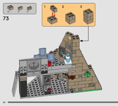 LEGO 75365 instructions page 62 – build guide