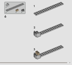 LEGO 75365 instructions page 7 – build guide