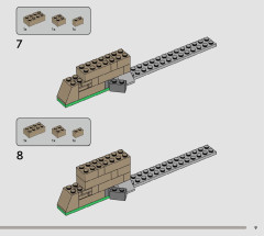 LEGO 75365 instructions page 9 – build guide