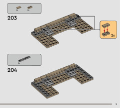 LEGO 75365 instructions page 9 – build guide