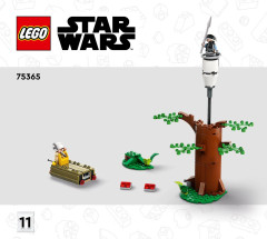 LEGO 75365 instructions page 1 – build guide