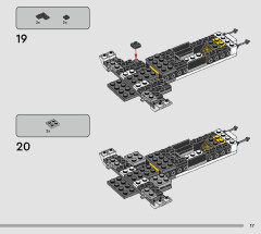 LEGO 75365 instructions page 17 – build guide