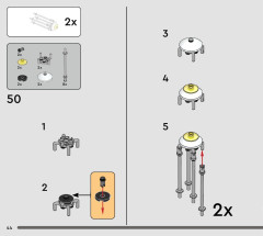 LEGO 75365 instructions page 44 – build guide