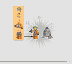 LEGO 75365 instructions page 7 – build guide