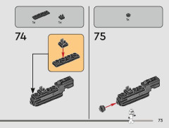 LEGO 75370 instructions page 73 – build guide