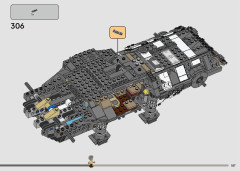 LEGO 75374 instructions page 187 – build guide