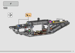 LEGO 75374 instructions page 71 – build guide