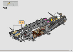 LEGO 75374 instructions page 73 – build guide