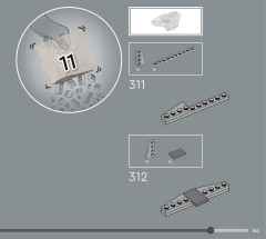 LEGO 75375 instructions page 165 – build guide