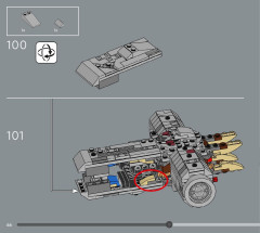 LEGO 75375 instructions page 66 – build guide