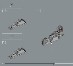 LEGO 75375 instructions page 74 – build guide
